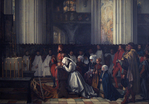 Хендрик Лейс. The Trental Mass for Berthal de Haze. 1854.