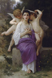 The Heart's Awakening. 1892. Oil on canvas. (111 x 160 cm). Private collection