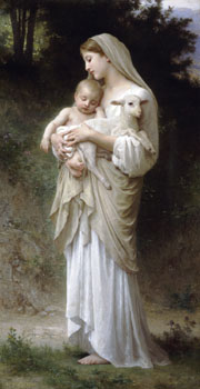 Innocence. 1893. Oil on canvas. (52.5 x 100 cm). Private collection
