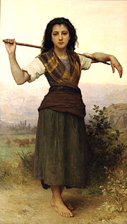 Shepherdess. 1889. Oil on canvas. (93 x 159 cm). The Philbrook Museum of Art (Tulsa, Oklahoma, United States)