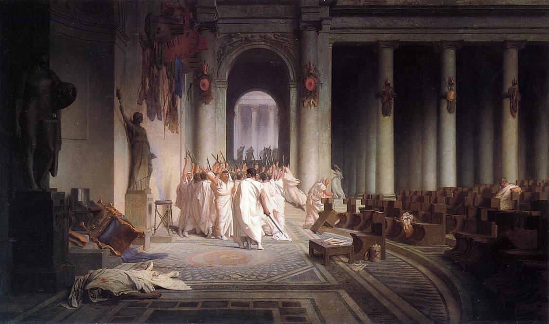 Жан-Леон Жером. Смерть Цезаря.